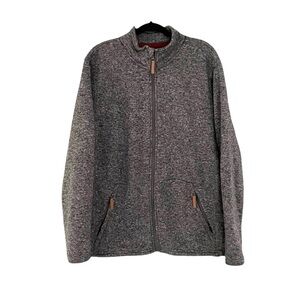 MOUNTAIN WAREHOUSE Mens Full-Zip Fleece Jacket Grey XXL